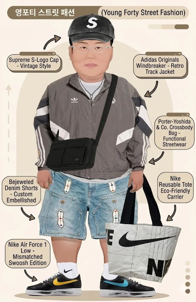 신도시 아재 영포티 패션