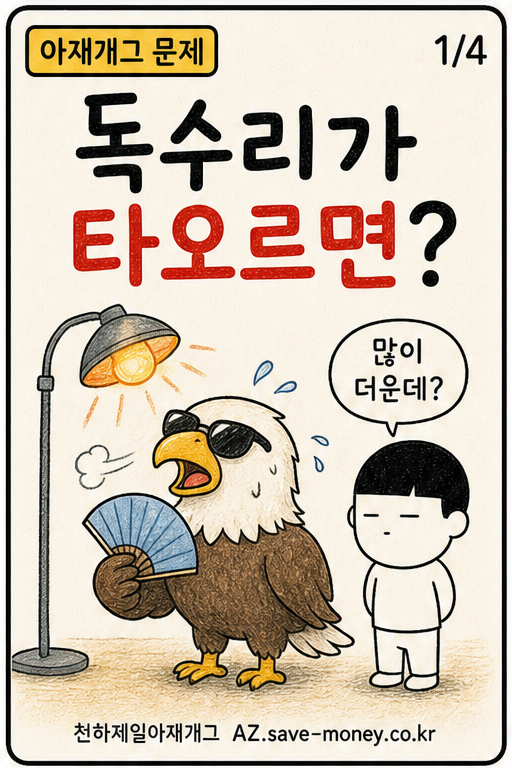 독수리가 타오르면? 아재개그 문제